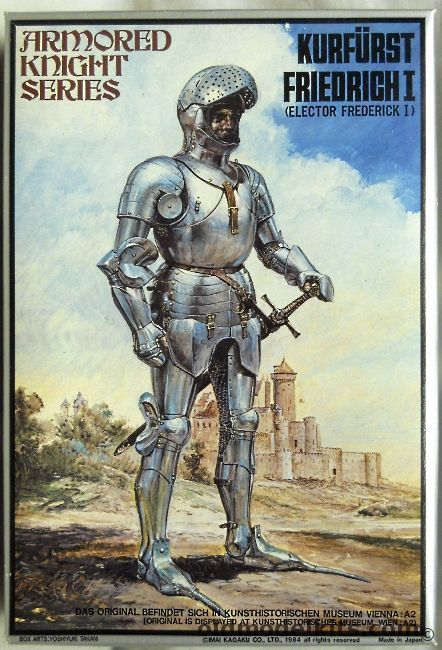 Imai 1/12 Kurfurst Friedrich Armored Knight (Elector Frederick I), B-1392 plastic model kit